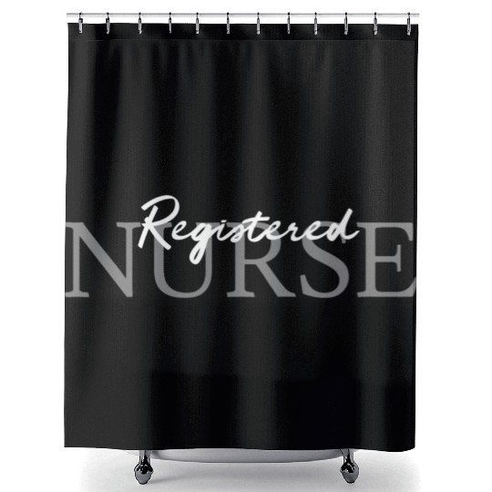 Registered Nurse Rn Emergency Room Nurse Shower Curtains