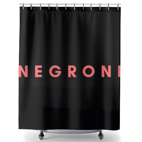 Negroni Cocktail Bartender Drink Stylish Party Ape Shower Curtains