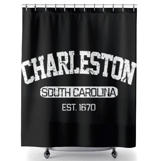 Charleston South Carolina Est 1670 Shower Curtains