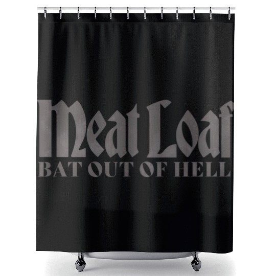 Meat Loaf Bat Out Of Hell Shower Curtains