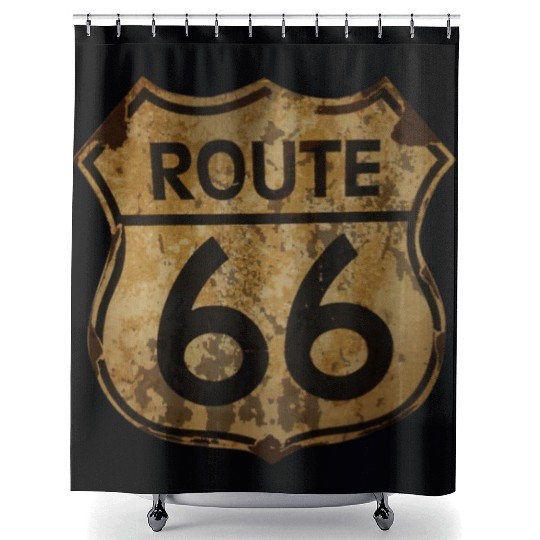 Route 66 USA Shower Curtains