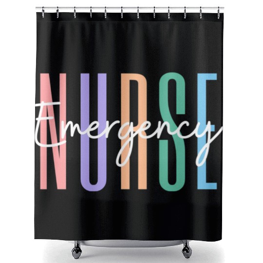 Er Nurse Emergency Room Nurse Registered Nurse Shower Curtains