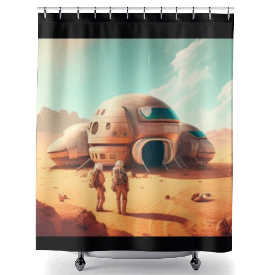 mars Shower Curtains