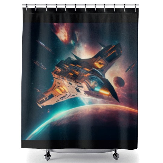 mars Shower Curtains