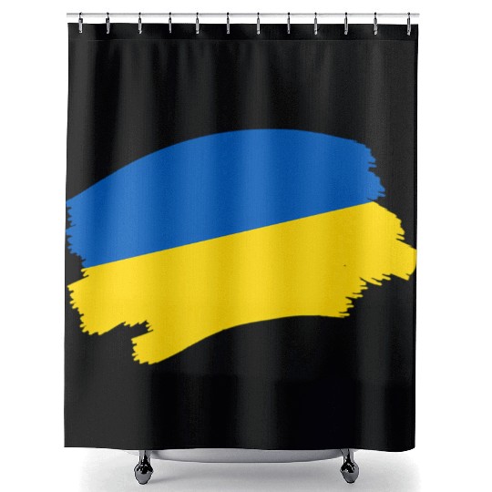 Ukrainian Flag Ukraine Shower Curtains