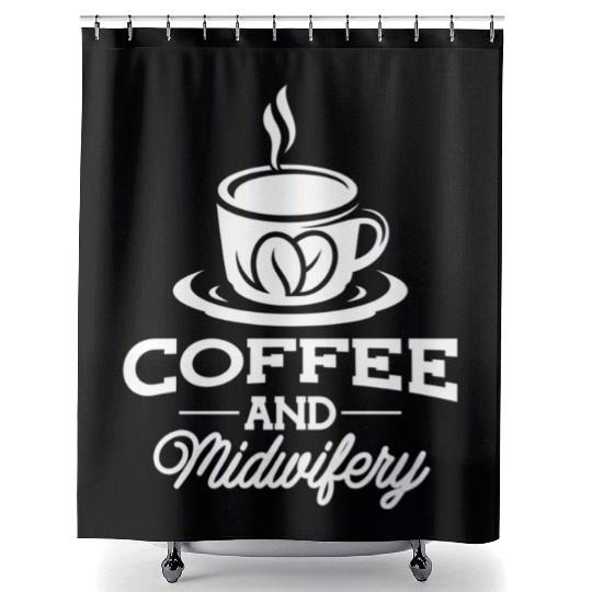 Midwife Thank You Doula Coffee Midwifery Mid Shower Curtains