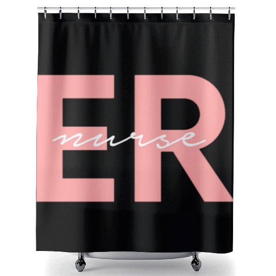 Er Nurse Emergency Room Registered Nurse Shower Curtains