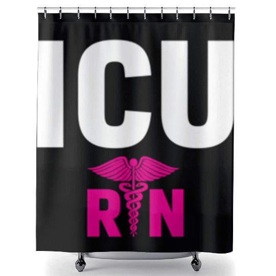 Icu Registered Nurse Intensive Care Unit Rn Staff Shower Curtains