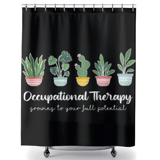Occupational Therapy Pediatric Therapist Ot Month Shower Curtains