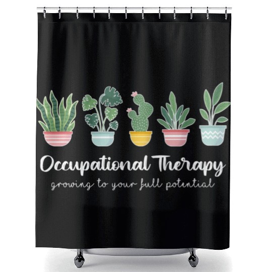 Occupational Therapy Pediatric Therapist Ot Month Shower Curtains