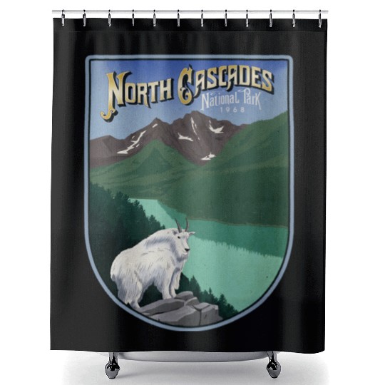 North cascades national park Shower Curtains