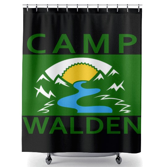 Camp Walden An Adventure A Summer Camp Shower Curtains