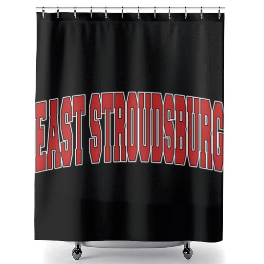 East Stroudsburg Pa Pennsylvania Varsity Style Usa Shower Curtains