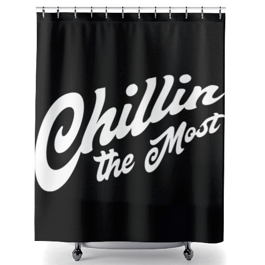 Chillin The Most Vacation Lazy Couch Potato Shower Curtains