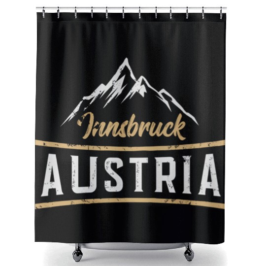 Innsbruck Austria Skiing Austrian Shower Curtains