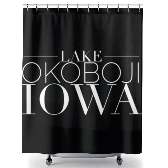 Lake Okoboji Iowa Shower Curtains