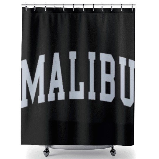 Brandy Light Blue Malibu Shower Curtains