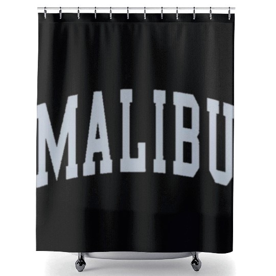 Brandy Light Blue Malibu Shower Curtains