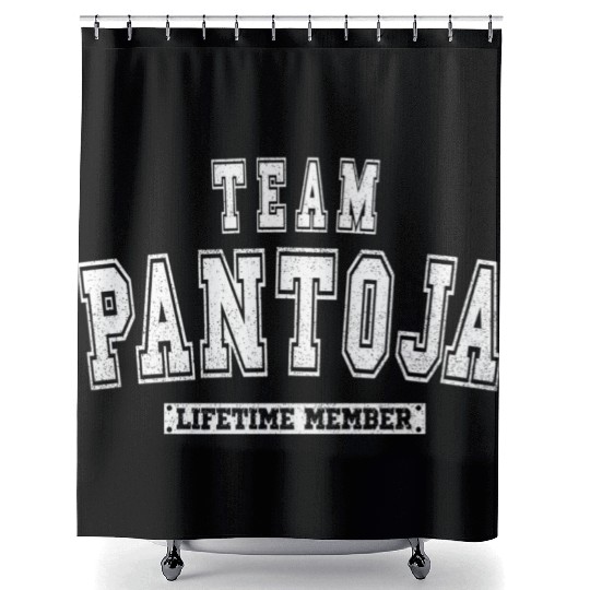Team Pantoja Lifetime Member Family Last Name Shower Curtains