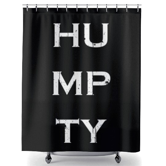 Humpty Underground Digital Shower Curtains