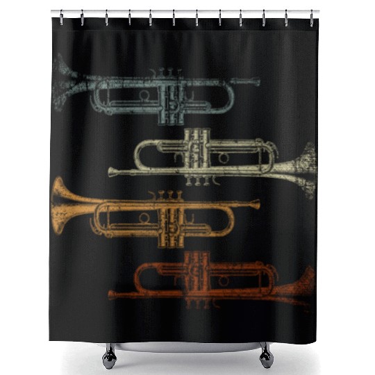 Trumpet Shower Curtains