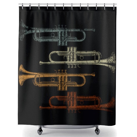 Trumpet Shower Curtains