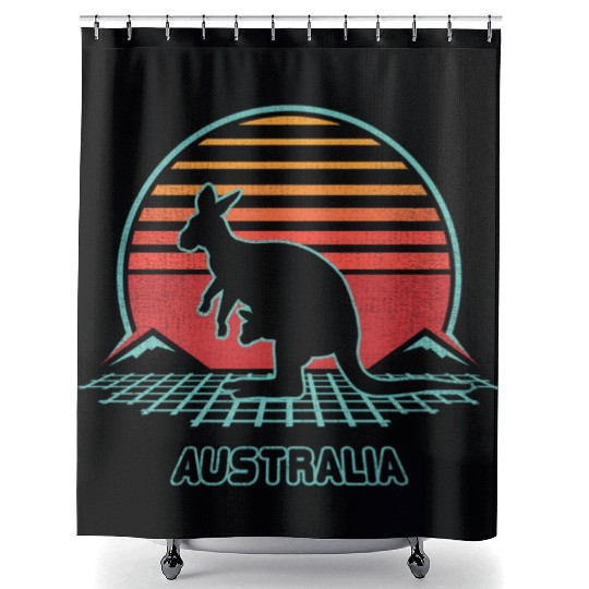Australia 80S Style Shower Curtains