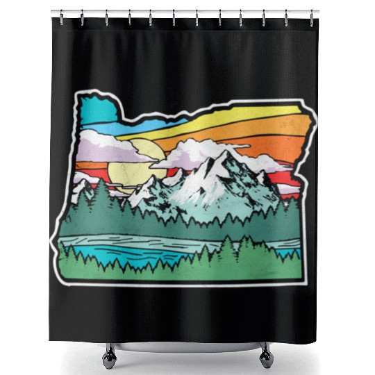 Oregon Nature Outdoors Shower Curtains