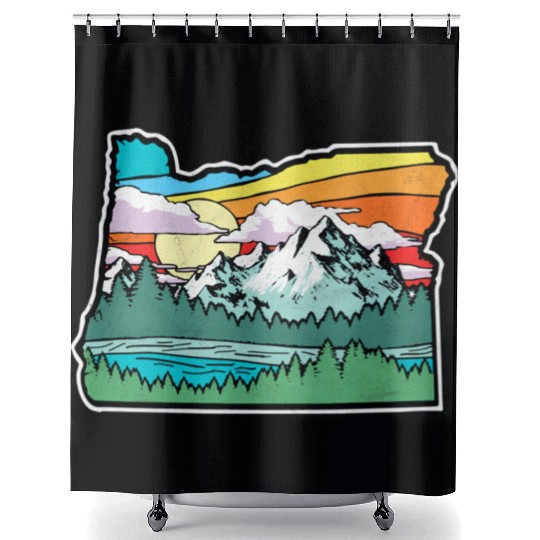 Oregon Nature Outdoors Shower Curtains