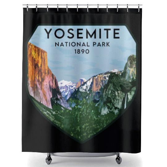 yosemite national park Shower Curtains