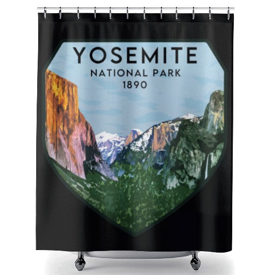 yosemite national park Shower Curtains