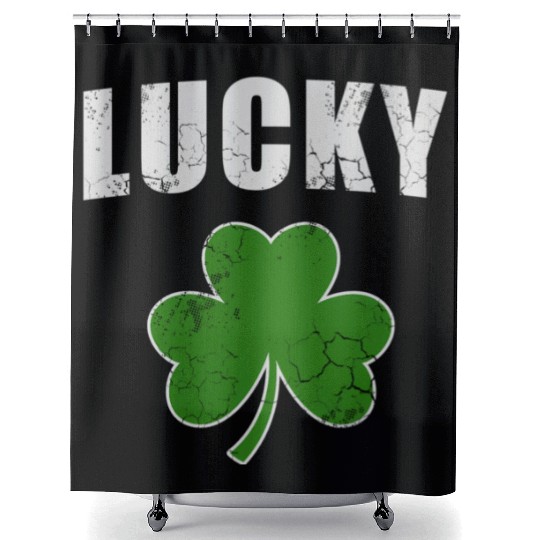 Lucky Irish Shamrock St Patrick'S Day Youth Shower Curtains
