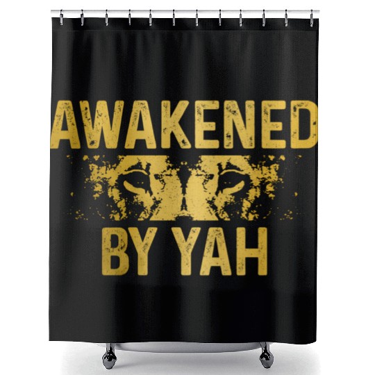 Israelite Hebrew Awakened By Yah Israel Lion Of Ju Shower Curtains