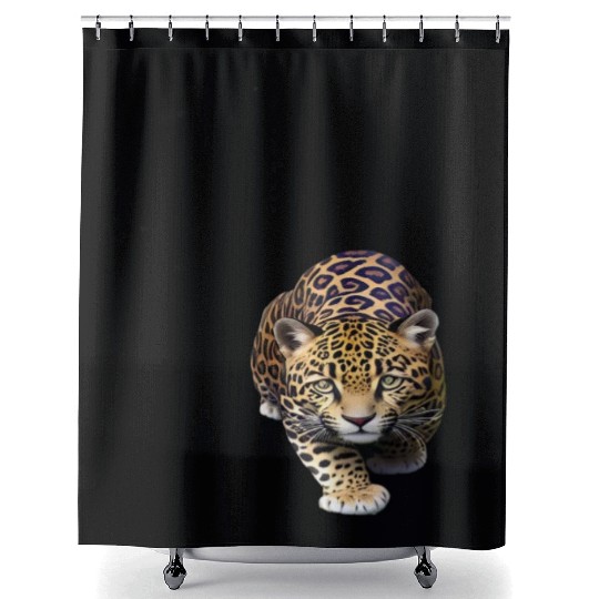 Baby Cougar Cat Shower Curtains