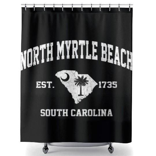 North Myrtle Beach South Carolina Sc State Athleti Shower Curtains