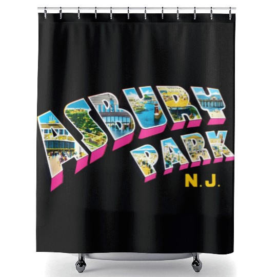 Asbury Park New Jersey Nj Shower Curtains