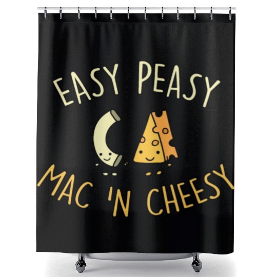 Easy Peasy Mac 'N Cheesy Shower Curtains