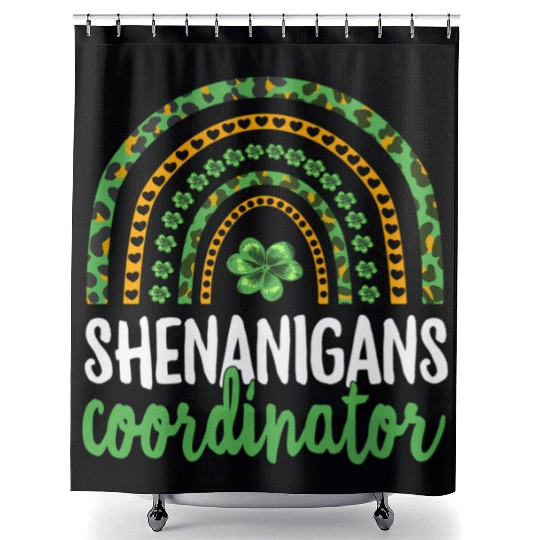 Shenanigans Coordinator Teacher St PatricDay Shower Curtains