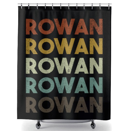 Rowan 80S Style Shower Curtains