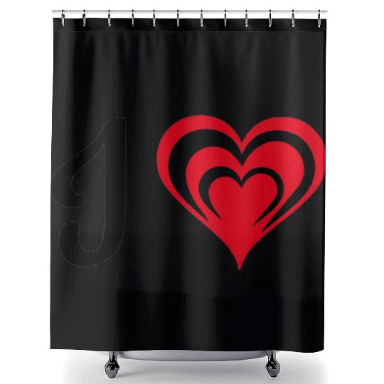 I love mom design Shower Curtains