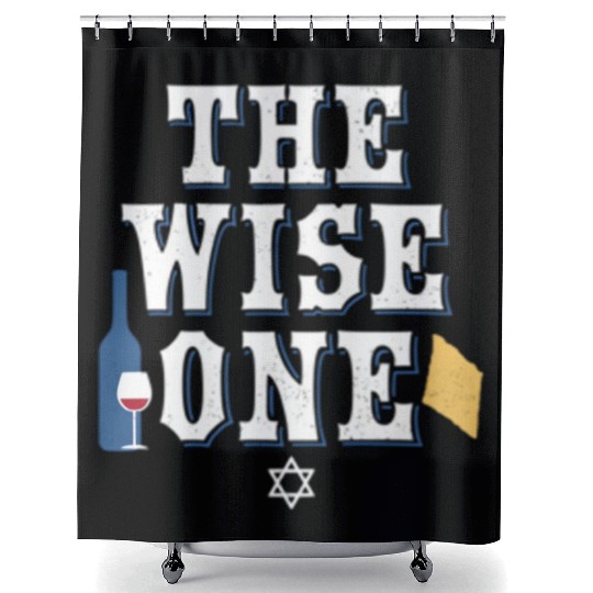 Pesach Passover The Wise One Shower Curtains