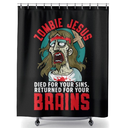 Atheism Anti-Religion Agnostic Freethinker Atheist Shower Curtains