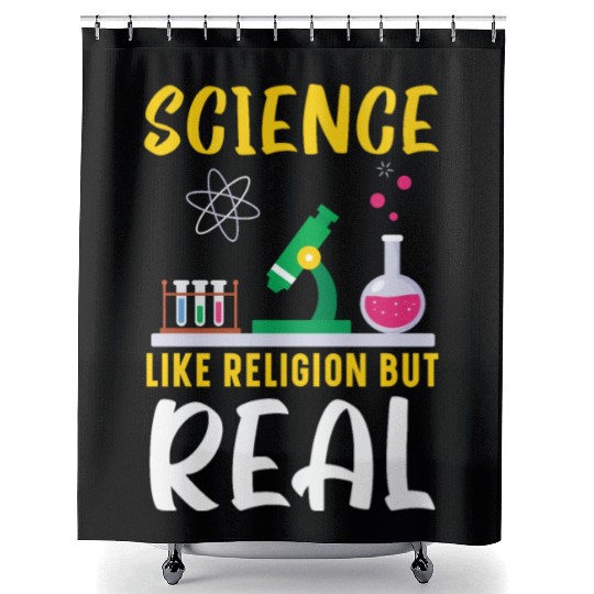 Atheism Anti-Religion Agnostic Freethinker Atheist Shower Curtains