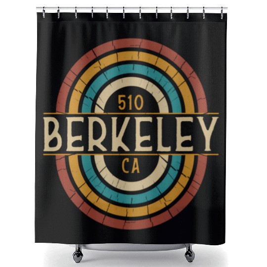 Berkeley Area Code 510 Residents State California Shower Curtains
