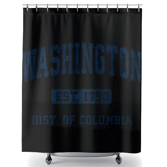 Washington Dc Athletic Sports Shower Curtains