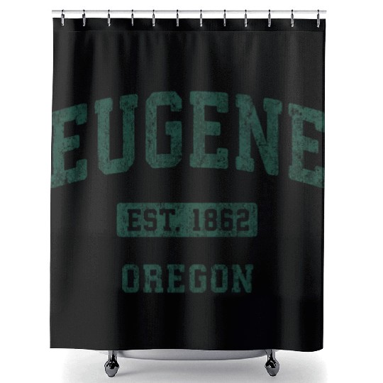 Eugene Oregon Or Athletic Sports Shower Curtains