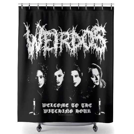 The Craft Weirdos Metal Shower Curtains