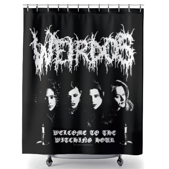 The Craft Weirdos Metal Shower Curtains