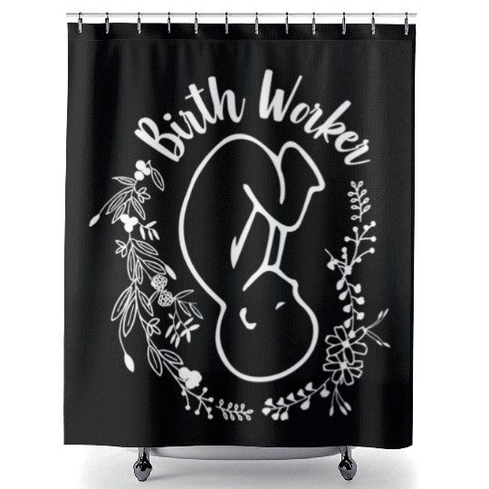 Birth Worker Doula Midwife Childbirth Educator Shower Curtains