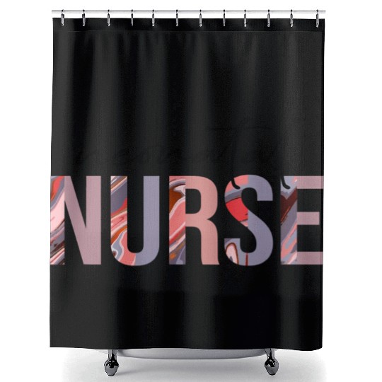 Neonatal Icu Nurse u Nurse Newborn Baby Nursing Shower Curtains